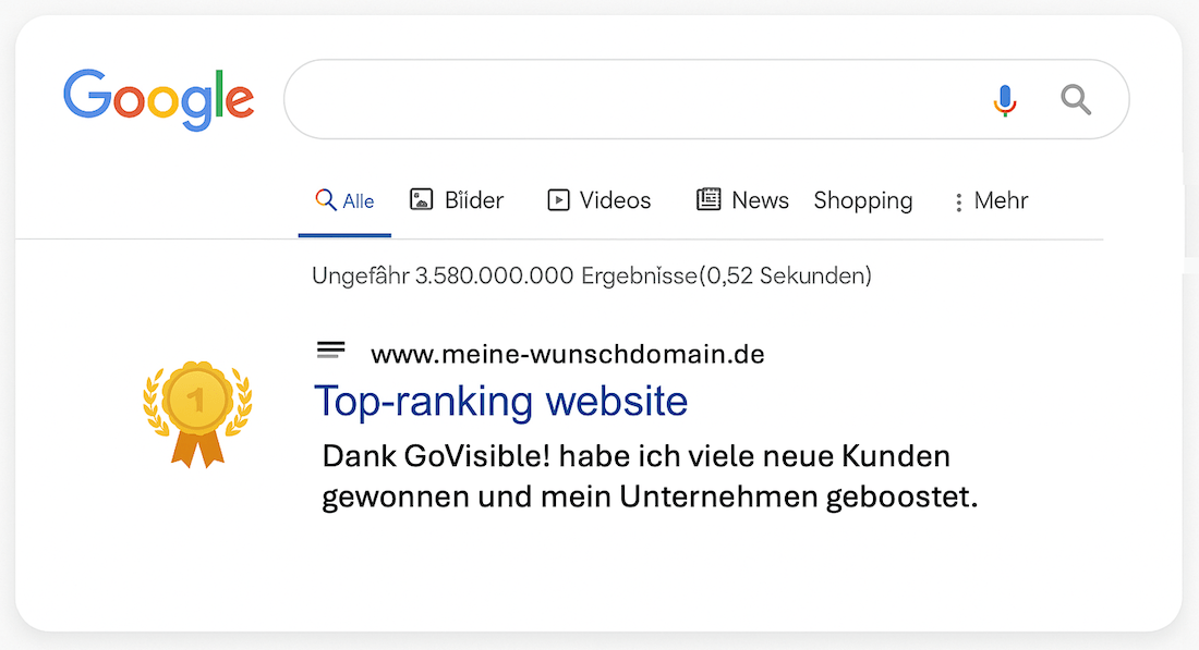 Werde Sichtbar bei den Suchmaschinen