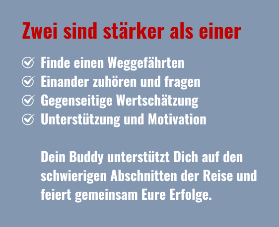 Zwei sind stärker als einer Zwei sind stärker als einer