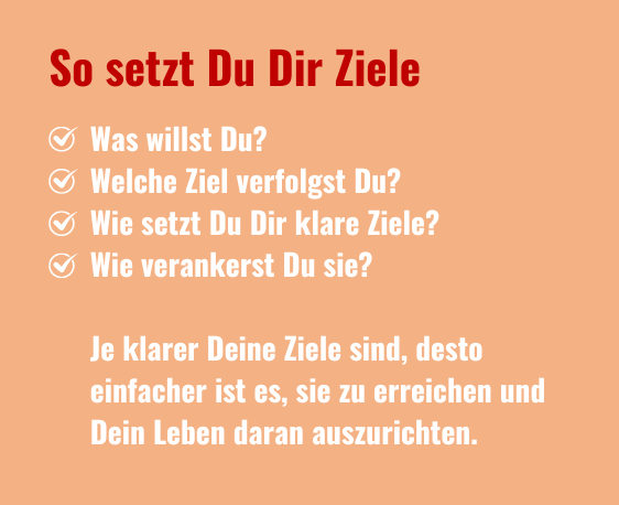 Ziele setzen Zielse setzen