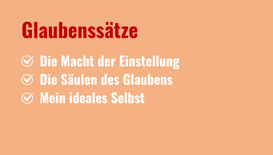 Glaubenssätze im NLP Glaubenssätze im NLP