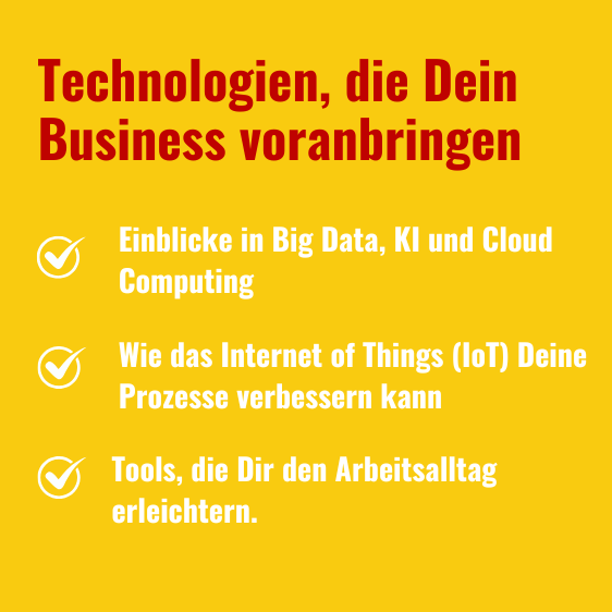 Digitalisierung Technologien Text
