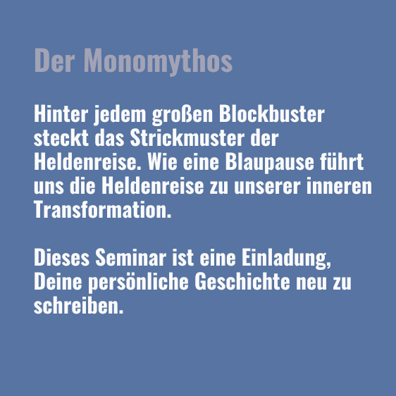 Der Weg des Helden Monomythos Text