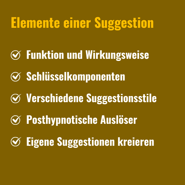 Elemente einer Suggestion