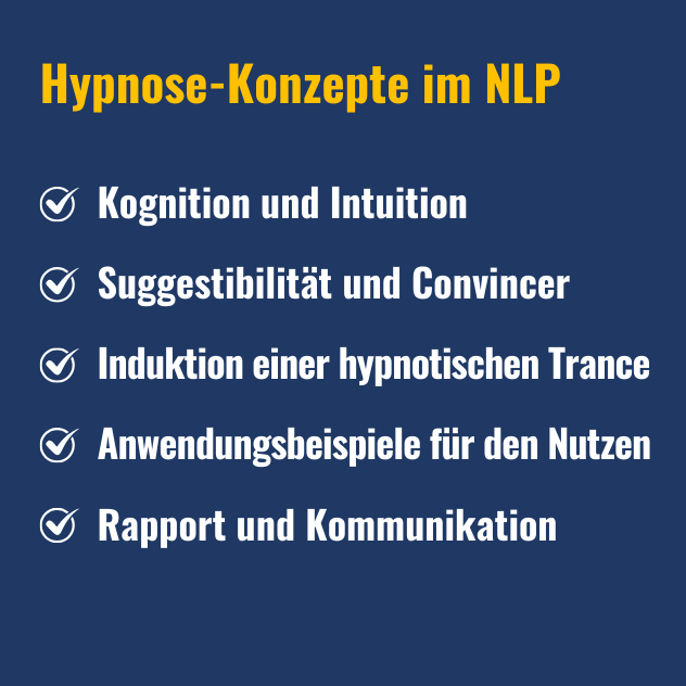Hypnose-Konzepte im NLP