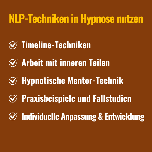 NLP-Techniken in Hypnose nutzen