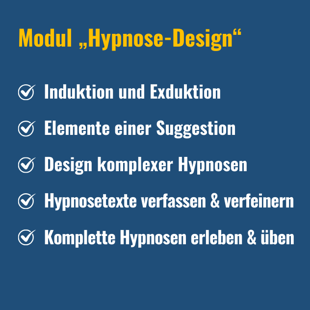 Modul „Hypnose-Design“