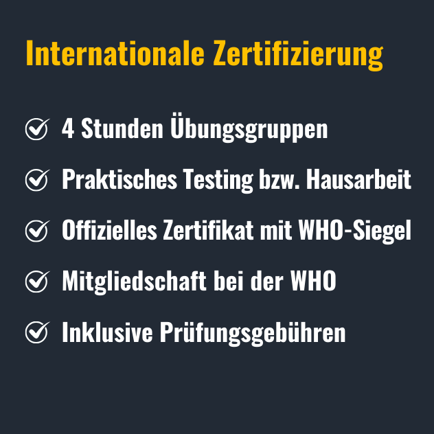 Internationale Zertifizierung