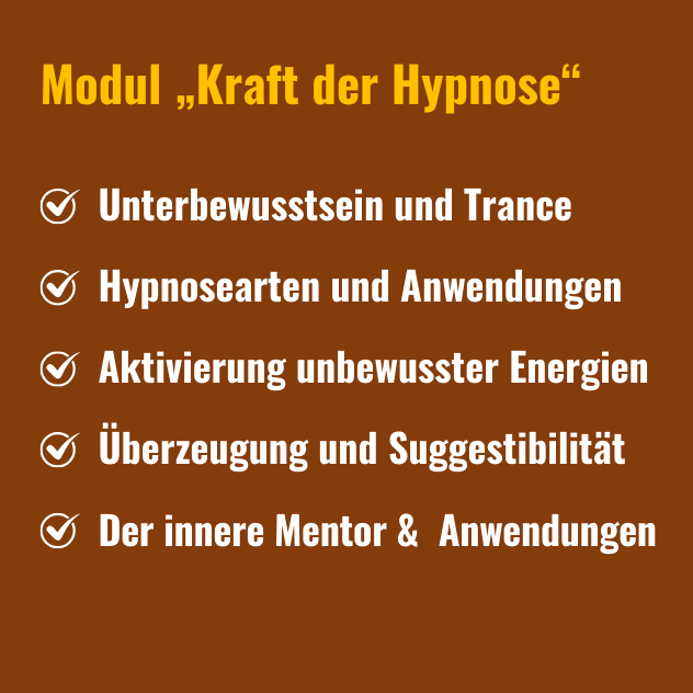 Modul „Kraft der Hypnose“