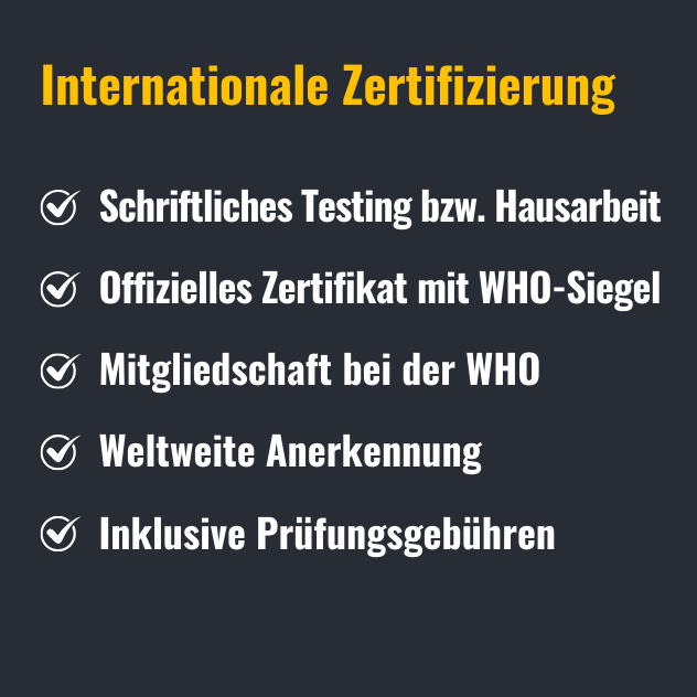 Internationale Zertifizierung