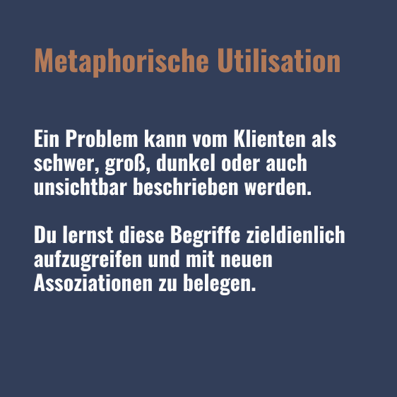 Tagesseminar Hypnosystemisch Metaphern Utilisation Bild