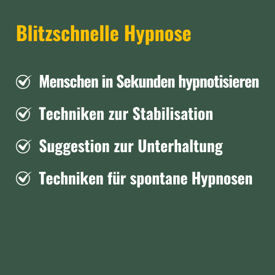 Blitzschnelle Hypnose Bild