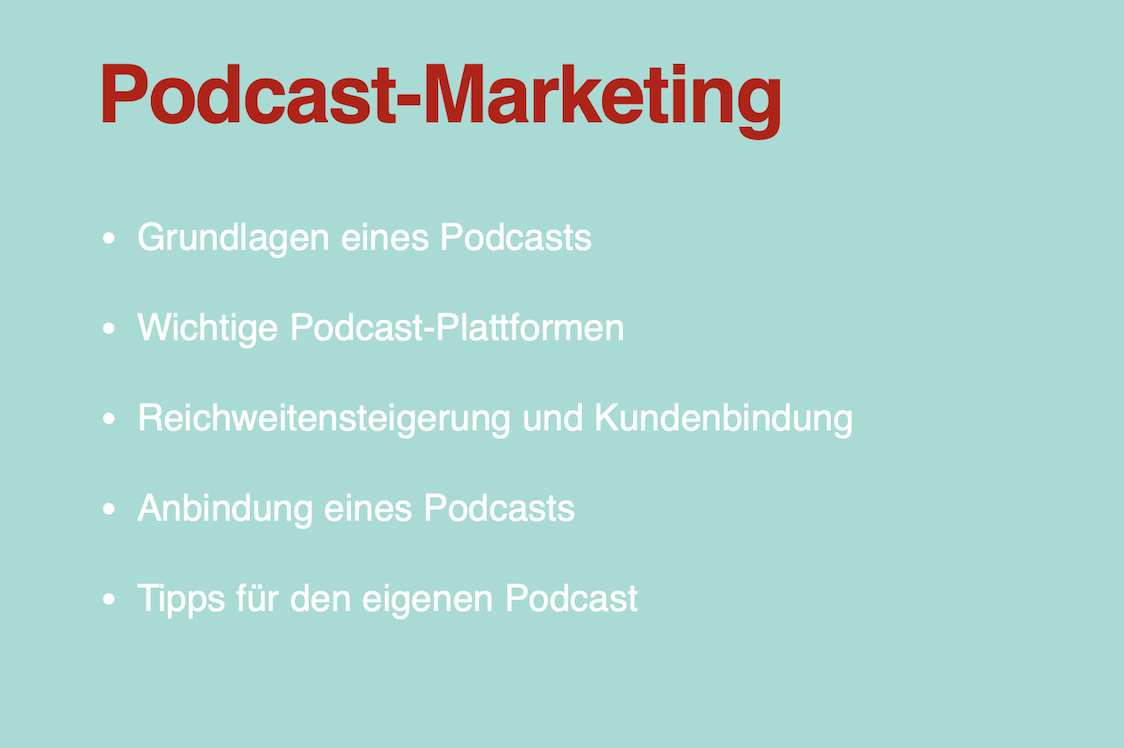 Podcast Marketing