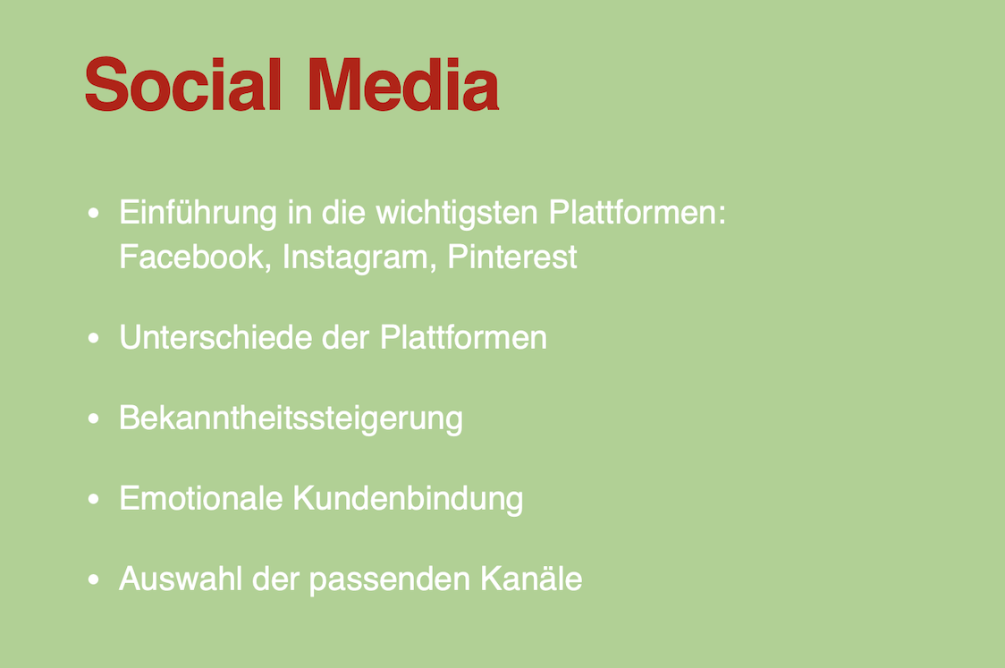 Social Media im Marketing Social Media