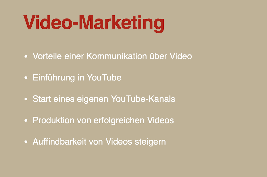 Video-Marketing