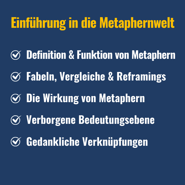 Einführung in die Metaphernwelt 