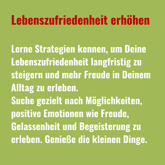 Lebenszufriedenheit