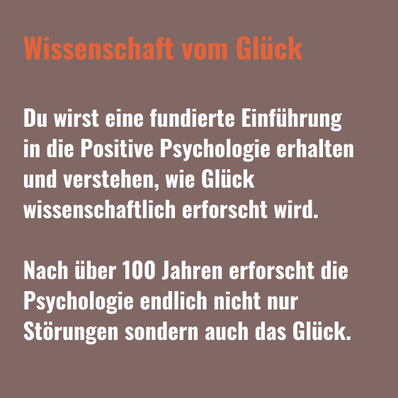 Wissenschaft vom Glück