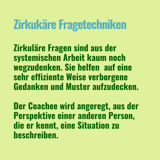 Zirkuläre Fragetechniken
