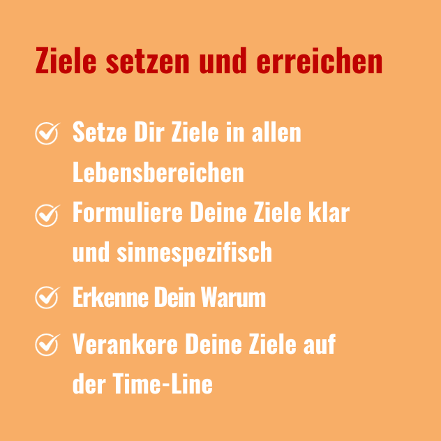 Ziel setzen und erreichen