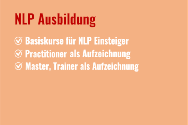 NLP Ausbildung NLP Ausbildung